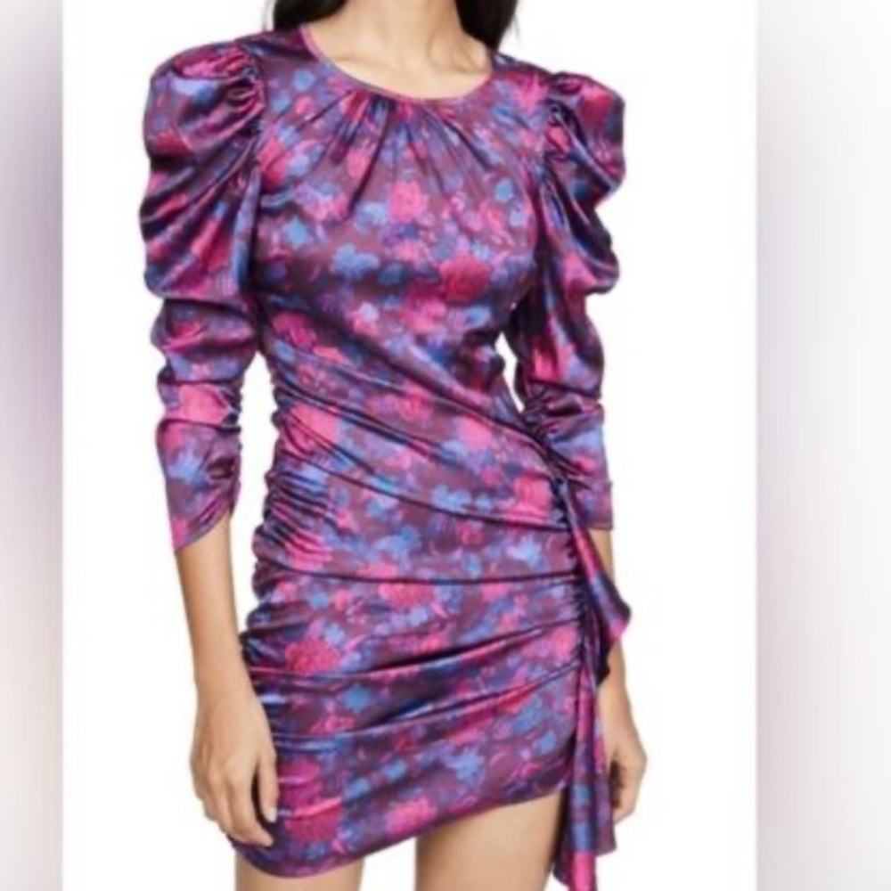 For Love & Lemons Endless Silk Mini Dress